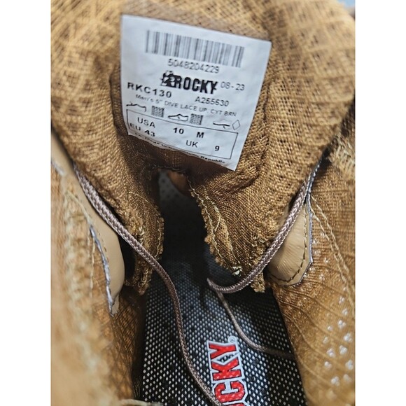 Rocky Men\'s Coronado Chukka Military Boots Coyote Brown - RKC130 Sz 10 Mens main image 3